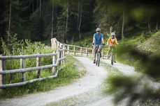 Mountain-bike nella Valle dello Stubai per vacanze all'insegna dell'attività fisica