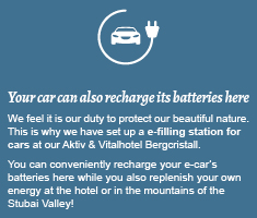 Your car can also recharge its batteries here